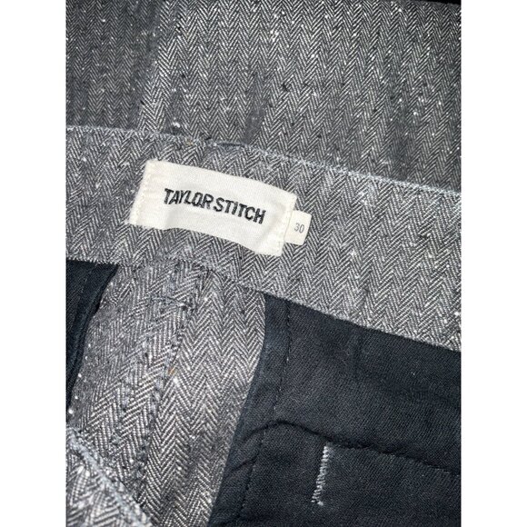 Taylor Stitch Pants Trousers Organic Cotton Herringbone size 30 - Picture 4 of 12